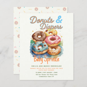 Donuts et Diapeurs Bébé Sprinkle Douche BUDGET