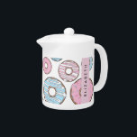 Donuts Roses, Donuts Bleus, Sprinkings, Votre Nom<br><div class="desc">Joli,  amusant et adorable motif avec beignets rose et bleu. Un cadeau moderne et branché,  parfait pour l'amoureux des beignes dans votre vie. Personnalisez en ajoutant votre nom,  votre pseudonyme,  votre monogramme ou vos initiales.</div>