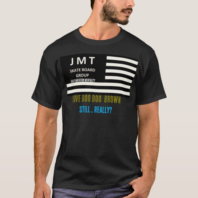 DOO BRUN  T-Shirt de base foncé (Devant)