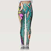 Doodle 1E Colors2 Leggings