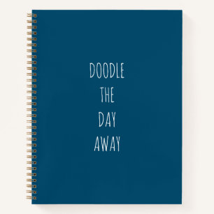 Doodle Blue Bullet Journal