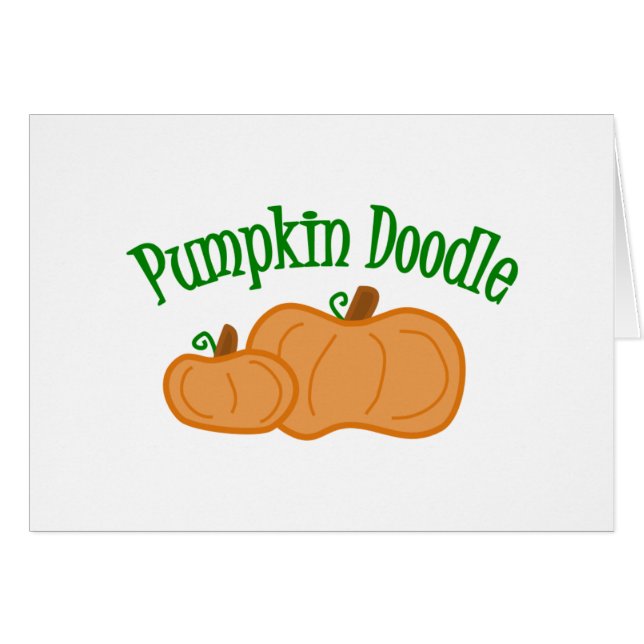 Doodle citrouille (Devant horizontal)