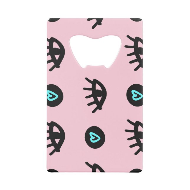 Doodle Fille : Coeurs Des Yeux Sans Couleur. (Devant)