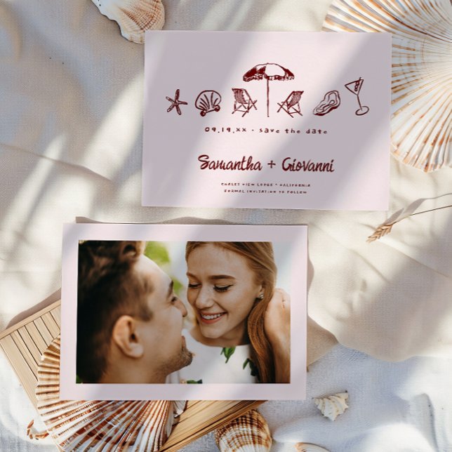 Doodle rétro lunaire | Photo moderne (Créateur téléchargé)