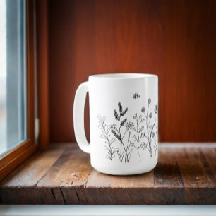 Doodle Wild Plantes Mug