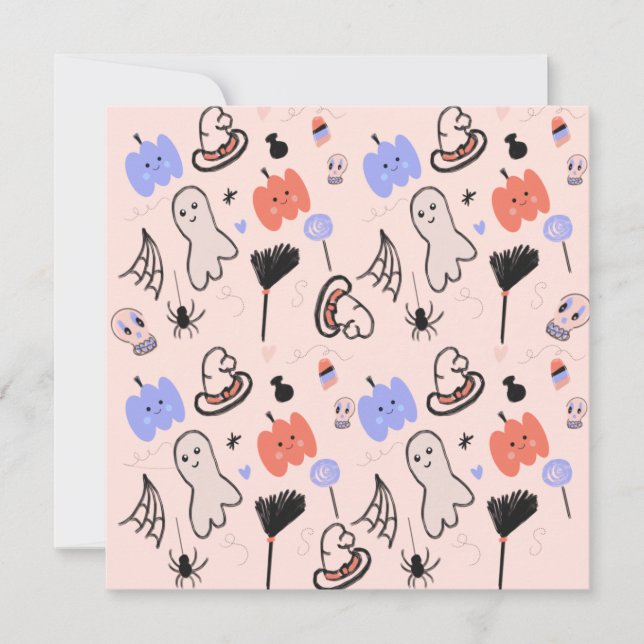 Doodles à thème Vintage Halloween (Devant)