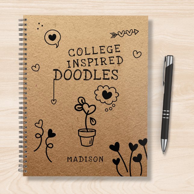 Doodles inspirés par l'université Funny Girly Pers (Créateur téléchargé)