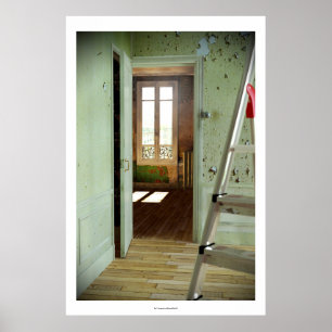 DOOR Homage to Duchamp - Digital Realism Poster