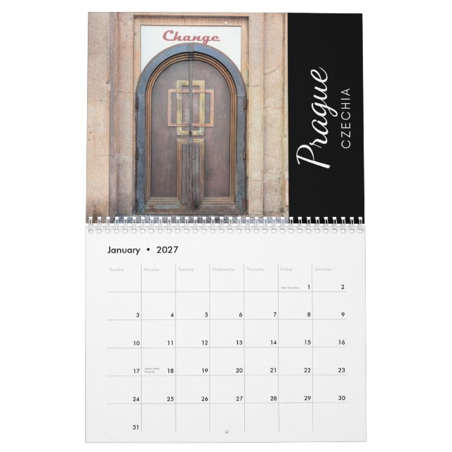 Doors of Europe Calendrier 2026 (Jan 2027)