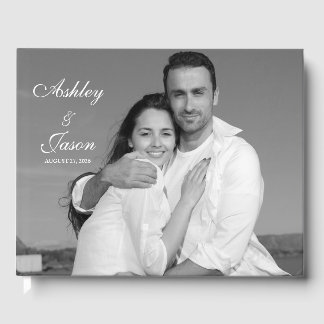 D'or Ajouter votre propre livre d'invité Mariage photo