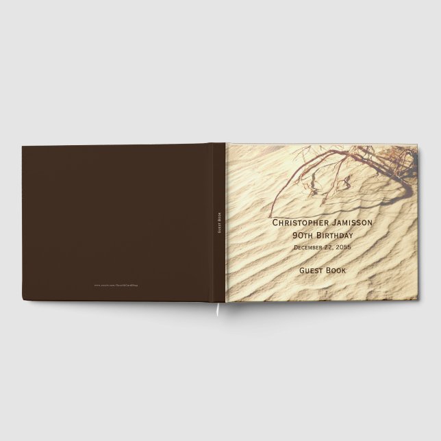 D'or Anniversaire du livre d'hôtes Ripples in the Sand (Complet)