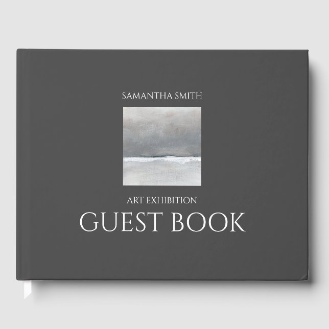 D'or Art Show Exhibition Livre d'invité personnalisé (Recto)