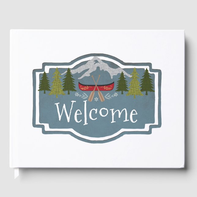 D'or Bienvenue dans le livre d'hôtes Cabine (Recto)