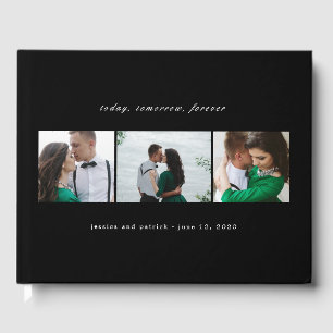 D'or COULEUR MODIFIÉE Nettoyer Collage Mariage Livre d'