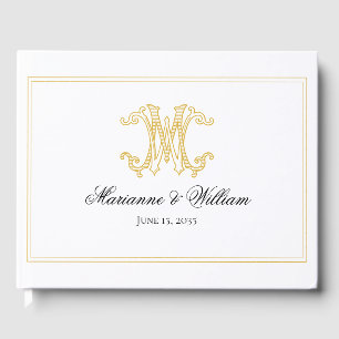 D'or COULEURS ÉDITABLES WM Monogram MW Monogram Livre d