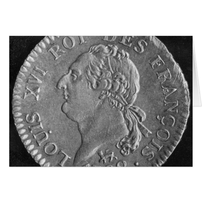 D'or de Louis dépeignant Louis XVI, 1792 (Devant horizontal)