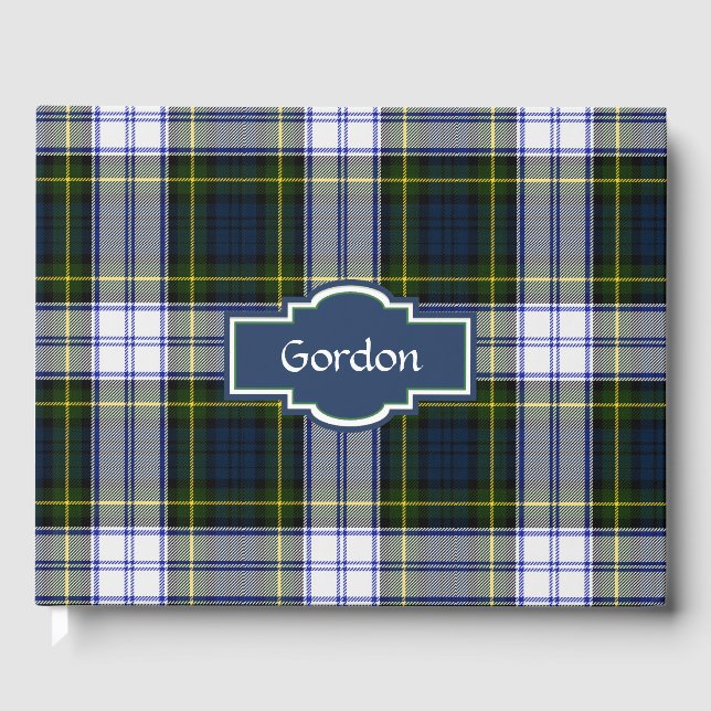 D'or Gordon Dress Plaid Livre d'invités (Recto)