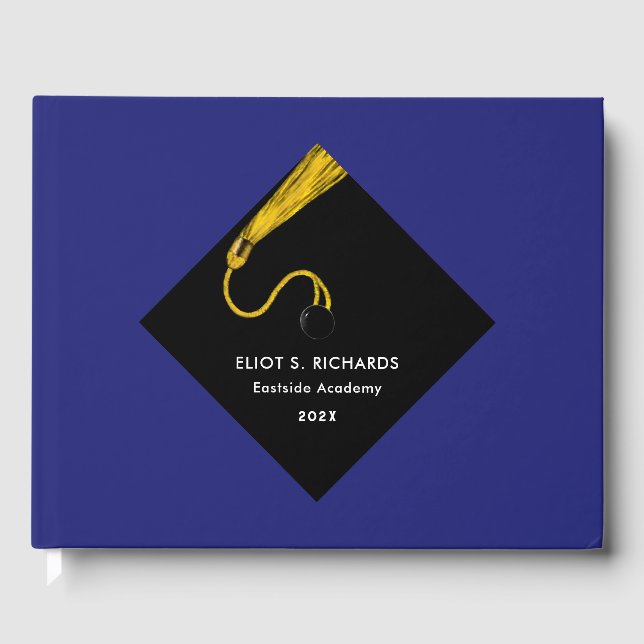 D'or Graduation Party Livre d'invité (Recto)