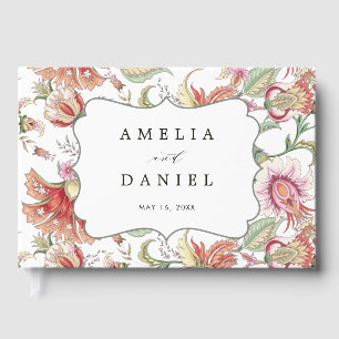 D'or Imaginaire tropical Boho Floral Mariage Livre d'in
