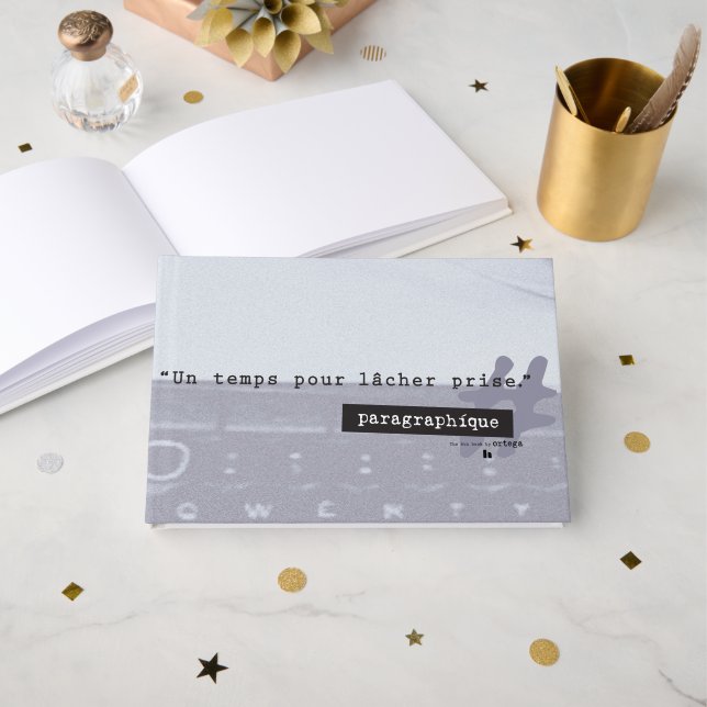 D'or Livre blanc de paragraphes (Recto ouvert)