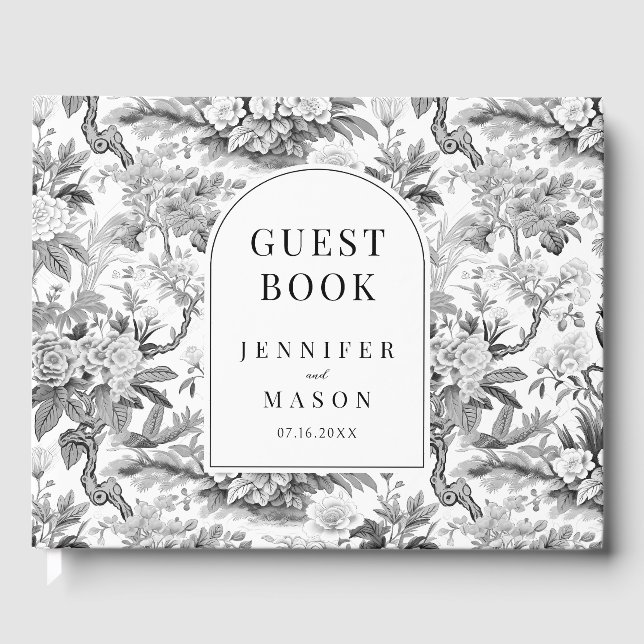 D'or Livre cadeau mariage de la chinoiserie blanche noi (Recto)