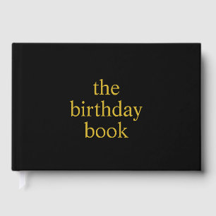 D'or Livre d'anniversaire pour premier cadeau d'anniver