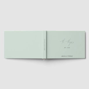 D'or Livre de signatures de réception de mariage person