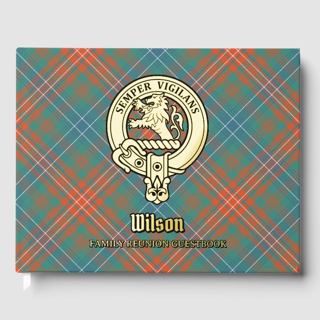 D'or Livre d'hôtes Wilson Family Reunion (Recto)