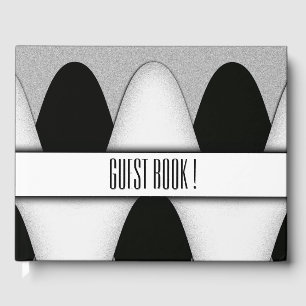 D'or Livre d'invité d'art moderne
