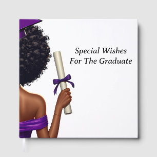 D'or Livre d'invité de la fête de graduation - Meilleur