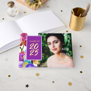 D'or Livre d'invité de la Foil Graduation Party
