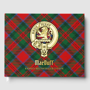 D'or Livre d'invité de la réunion de famille MacDuff