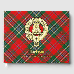 D'or Livre d'invité de la Réunion de famille MacLean