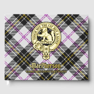 D'or Livre d'invité de la Réunion de famille MacPherson