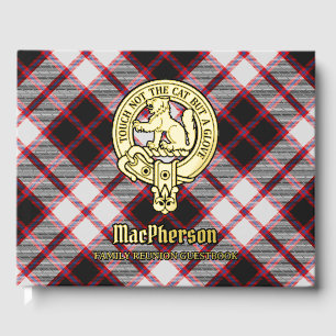 D'or Livre d'invité de la Réunion de famille MacPherson