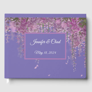 D'or Livre d'Invité Floral Violet (violet)