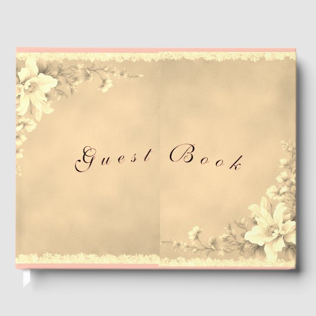 D'or Livre d'invité mariage (Recto)