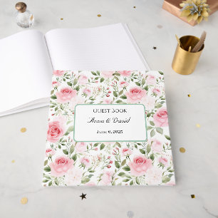 D'or Livre d'invité mariage