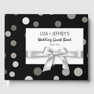 D'or Livre d'invité minimaliste Mariage