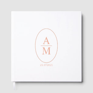 D'or Livre d'invité personnalisé, Mariage de luxe perso