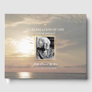 D'or Livre d'invité PixDezines Memorial Sunset Beach