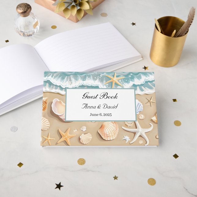D'or Livre d'invités (Recto ouvert)