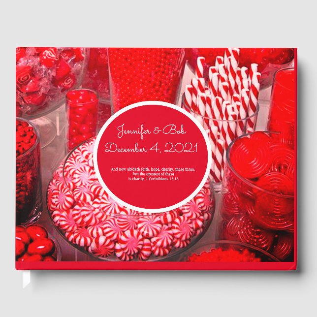 D'or Livre d'invités de Noël (Recto)