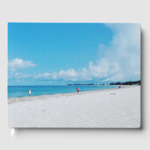 D'or Livre d'invités de plage