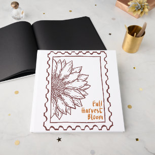 D'or Livre d'invités des devis d'automne