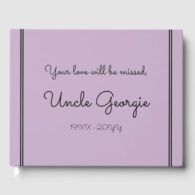 D'or Livre d'invités funéraires/mémorial de base et min (Recto)