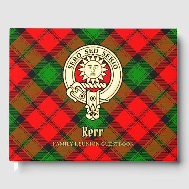 D'or Livre d'invités Kerr Family Reunion (Recto)