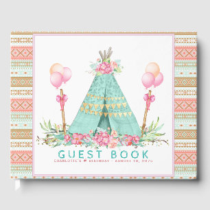 D'or Livre d'invités pour la fête d'anniversaire de Tee