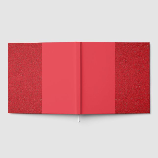 D'or Livre d'invités Red Contrast - Conception de la ba (Complet)