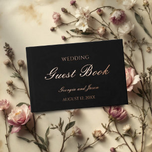 D'or Livre mariage de luxe design moderne en papier rée